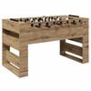 vidaXL Table de Foosball Ch&ecirc;ne Artisanal 146,5 x 74 x 85 cm