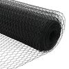 vidaXL Clôture hexagonale Gris 1.6 x 10 m Acier