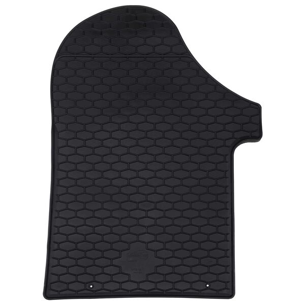 vidaXL Tapis de voiture 2 pcs Noir TPE