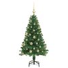 vidaXL Sapin de No&euml;l artificiel Vert 120 cm PVC, Acier et Plastique