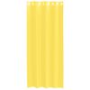 vidaXL Rideaux en voile avec œillets 2 pcs jaune