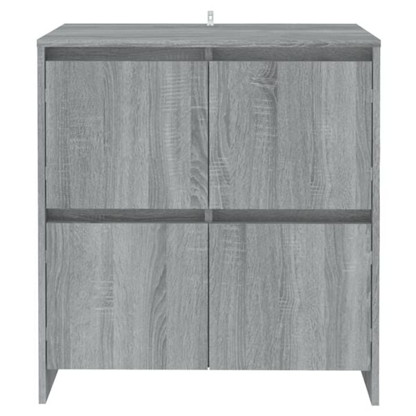 vidaXL Buffet Sonoma gris 70x41x75 cm Bois d'ingénierie