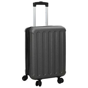 vidaXL Valise Gris fonc&eacute; 34 x 23 x 55.5 cm Plastic ABS