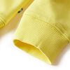 Sweat-shirt pour enfants jaune clair 140