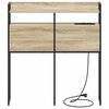 vidaXL T&ecirc;te de lit de rangement Ch&ecirc;ne sonoma 75 cm Bois d'ing&eacute;nierie