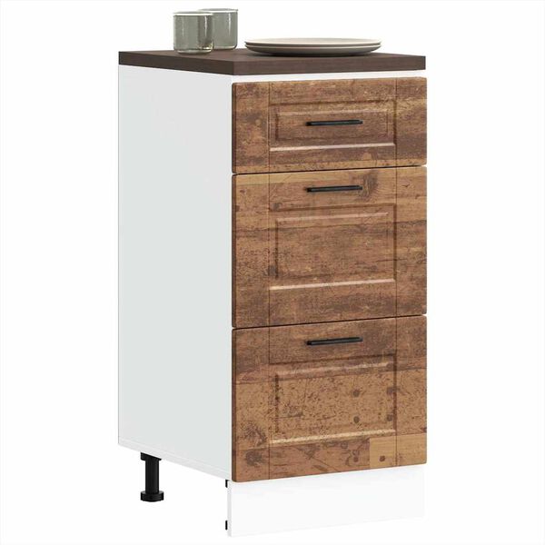vidaXL Armoire de cuisine Porto vieux bois bois d'ing&eacute;nierie