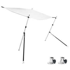 vidaXL Kit d'extension d'ombrage T-Top blanc 174x205x(115-194) cm
