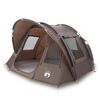 vidaXL Tente de p&ecirc;che 2 personnes marron imperm&eacute;able