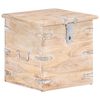 vidaXL Coffre 40x40x40 cm Bois d'acacia solide