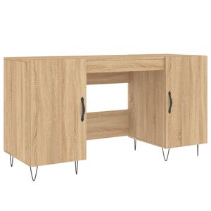 vidaXL Bureau ch&ecirc;ne sonoma 140x50x75 cm bois d'ing&eacute;nierie