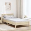 vidaXL Matelas Blanc 100 x 200 cm Tissu jacquard