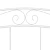 vidaXL Cadre de lit sans matelas blanc m&eacute;tal 140x200 cm