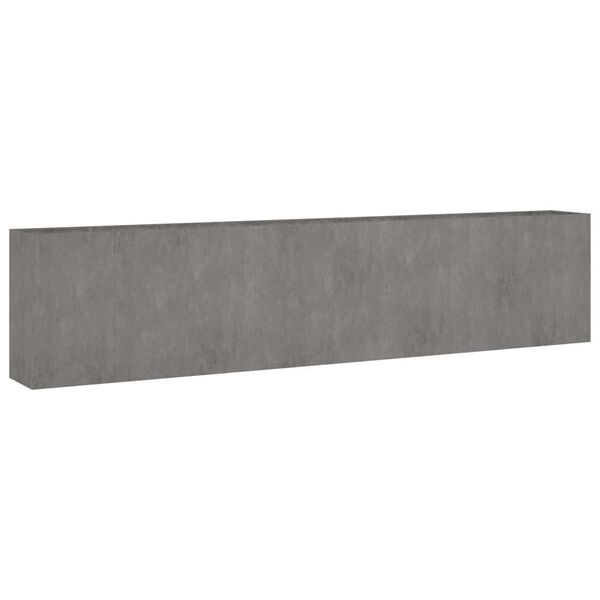 vidaXL Lit sur&eacute;lev&eacute; de jardin 360x40x80 cm acier corten