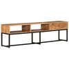 vidaXL Meuble TV 160x30x45 cm Bois d'acacia massif