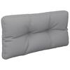 vidaXL Coussins de palette lot de 2 gris tissu