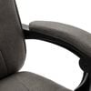 vidaXL Chaise de bureau Gris Tissu