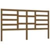 vidaXL T&ecirc;te de lit Marron miel 206x4x104 cm Bois massif de pin
