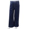 Pantalons pour enfants velours côtelé bleu marine 92
