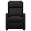 vidaXL Fauteuil de massage Noir Similicuir