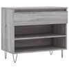 vidaXL Armoire &agrave; chaussures Sonoma gris 70x36x60 cm Bois d'ing&eacute;nierie