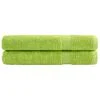 vidaXL Serviettes de qualit&eacute; sup&eacute;rieure SOLUND 2 pcs vert pomme