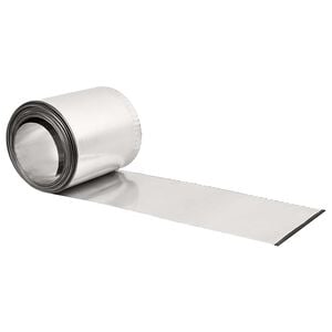 vidaxl Bordure de Pelouse 10 m x 25 cm Acier galvanis&eacute; Argent&eacute;