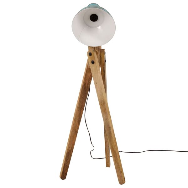 vidaXL Lampadaire 25 W bleu d&eacute;lav&eacute; 45x45x120 cm E27