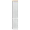 vidaXL Haut Armoire Blanc 74 x 38 x 170 cm Pin massif