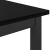 vidaXL table Ch&ecirc;ne noir 100 x 50 x 90,5 cm Bois d'ing&eacute;nierie et acier