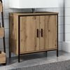 vidaXL Armoire lavabo ch&ecirc;ne artisanal 60x30x60 cm bois d'ing&eacute;nierie