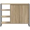 vidaXL Meuble d'appoint Sonoma 96,5 x 30 x 75 cm Bois d'ing&eacute;nierie