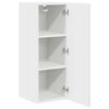 vidaXL Armoire de cuisine Kalmar 2 pcs Blanc brillant 30 x 31 x 80 cm