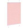 vidaXL Store pliss&eacute; rose 90x100 cm largeur du tissu 89,4 cm polyester