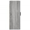 vidaXL Armoire murale sonoma gris 69,5x34x90 cm