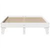 vidaXL Cadre de lit sans matelas blanc 160x200 cm bois de pin massif