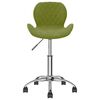 vidaXL Chaise pivotante de bureau Vert clair Velours