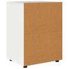 vidaXL Armoire de rangement Blanc brillant 60 x 48 x 81 cm