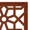 vidaXL D&eacute;coration murale jardin 105x55cm acier corten design mauresque