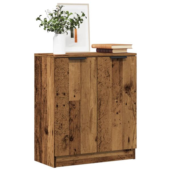 vidaXL Buffet vieux bois 60x30x70 cm bois d'ingénierie