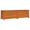 vidaXL Bo&icirc;te &agrave; coussins d'ext&eacute;rieur Marron 200x50x56 cm Sapin massif