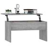vidaXL Table basse Sonoma gris 80x50,5x41,5 cm Bois d'ingénierie