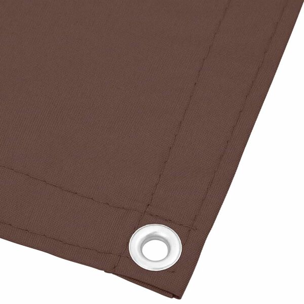 vidaXL &Eacute;cran de balcon marron 90x700 cm 100% polyester oxford