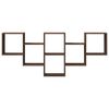vidaXL &Eacute;tag&egrave;re murale ch&ecirc;ne marron 159x18x66 cm bois d'ing&eacute;nierie