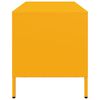 vidaXL Meuble TV jaune moutarde 101,5x39x43,5 cm acier laminé à froid