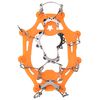 vidaXL Crampons pour chaussures avec 10 pointes Orange S