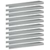 vidaXL Profil&eacute; de recouvrement de jardin 10 pc 100 x 20 x 5 cm