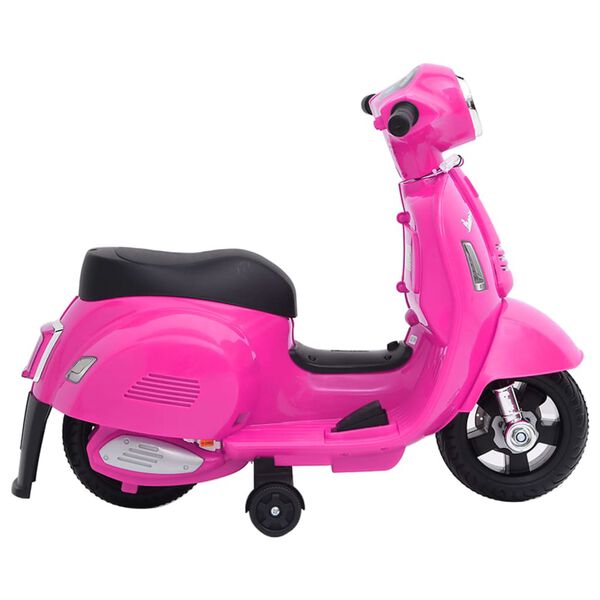 vidaXL Moto jouet électrique Vespa GTS300 rose