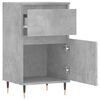 vidaXL Buffet gris b&eacute;ton 40x35x70 cm bois d'ing&eacute;nierie
