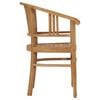 vidaXL Chaises de jardin lot de 2 Bois de teck solide
