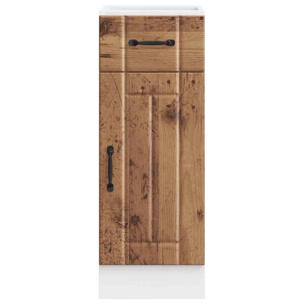 vidaXL Armoire de cuisine Lucca vieux bois bois ing&eacute;nierie